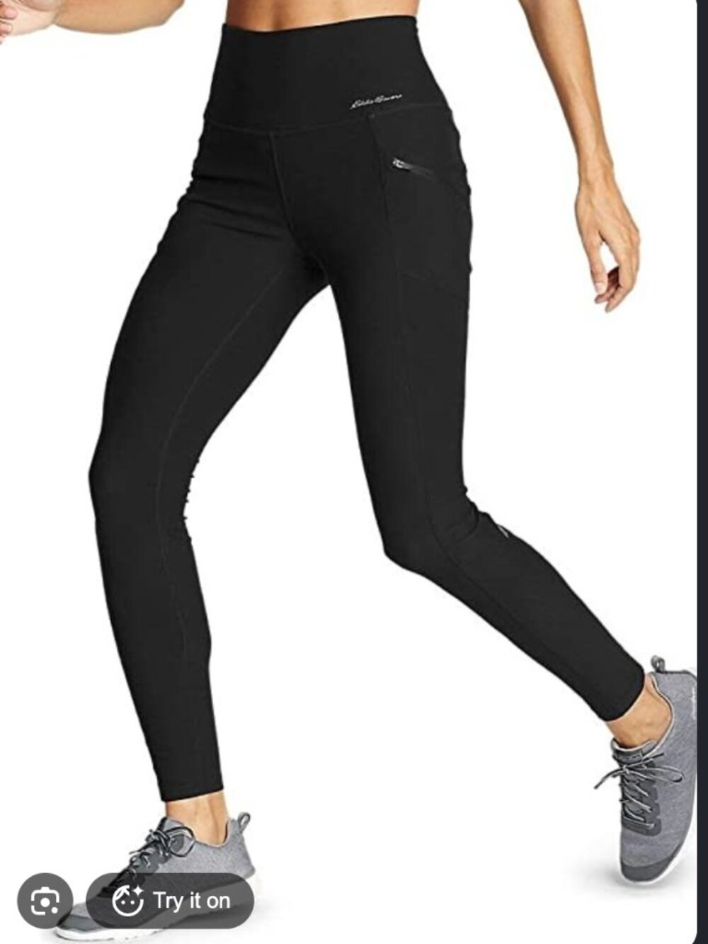 Eddie Bauer Women's Trail Tight Leggings High Rise Black Medium Tall